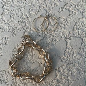 Bracelet and Earrings